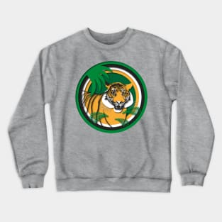 Paper Cutout Tiger Crewneck Sweatshirt